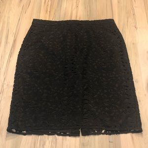 J. Crew Lace Pencil Skirt